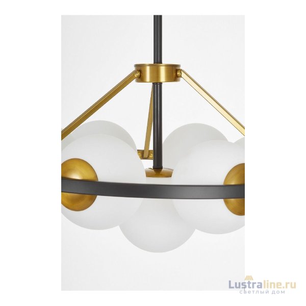 Подвесная люстра Lumina Deco Donzano LDP 8034-7 BK+WT
