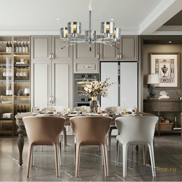 Подвесная люстра Arte Milano Neapolis 278207/5 Ni