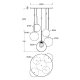 Подвесная люстра Maytoni Basic form MOD521PL-05G