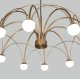 Подвесная люстра Eurosvet Ragno 90030/10 LED золото a069298