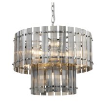 Подвесная люстра Delight Collection Ruby KG1112P-7 chrome/smoky