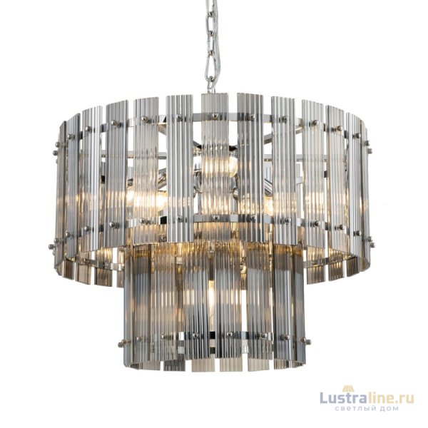 Подвесная люстра Delight Collection Ruby KG1112P-7 chrome/smoky