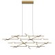 Подвесная люстра DeLight Collection Molecular MD18001067-14A black/gold