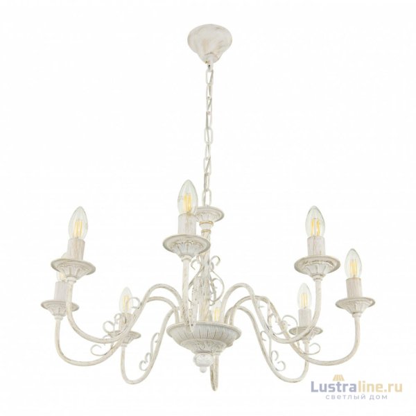 Подвесная люстра Arte Milano 342620/8 WT+G Подвесная люстра Arte Milano 342620/8 WT+G