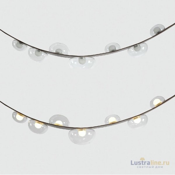 Подвесная люстра Crystal Lux BOSQUE SP7 L3000 BROWN/TRANSPARENT Подвесная люстра Crystal Lux BOSQUE SP7 L3000 BROWN/TRANSPARENT
