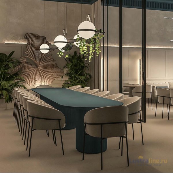 Подвесная люстра Loft IT Jardin 10121/C Dark grey