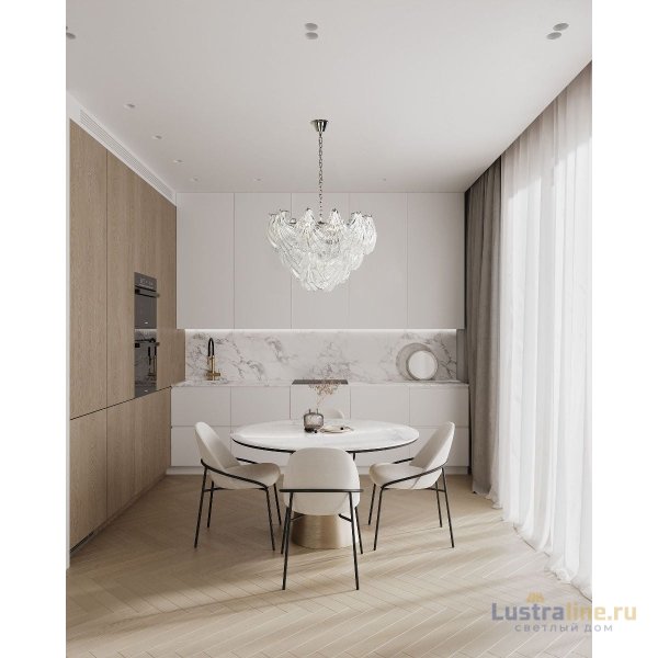 Подвесная люстра DeLight Collection BRCH9136 nickel Подвесная люстра DeLight Collection BRCH9136 nickel