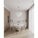 Подвесная люстра DeLight Collection BRCH9136 nickel