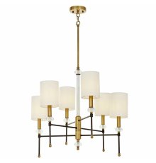 Подвесная люстра Lumina Deco Rodezio LDP 1229-6-NF MD