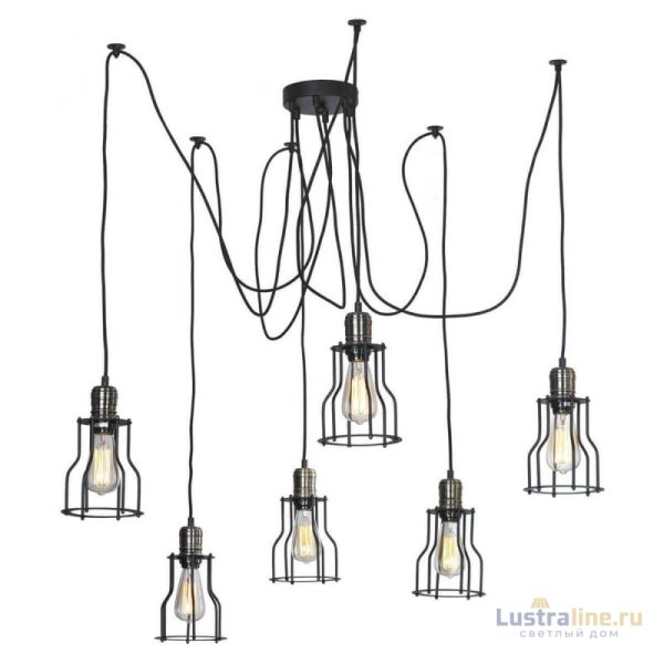 Подвесная люстра Lussole Loft IV LSP-9310