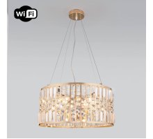 Подвесная люстра Eurosvet Lory 10125/5 золото/прозрачный хрусталь Strotskis Smart (10116/5)