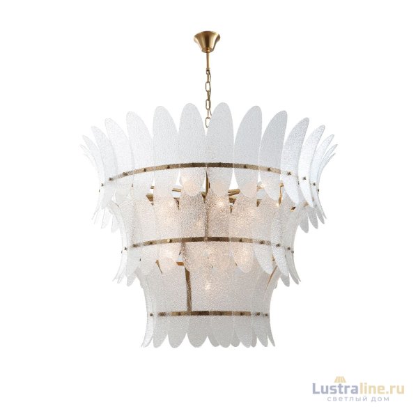 Подвесная люстра iLamp Gramercy 15602-19 ANB+CL Подвесная люстра iLamp Gramercy 15602-19 ANB+CL