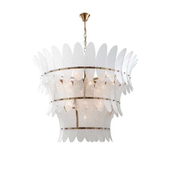 Подвесная люстра iLamp Gramercy 15602-19 ANB+CL