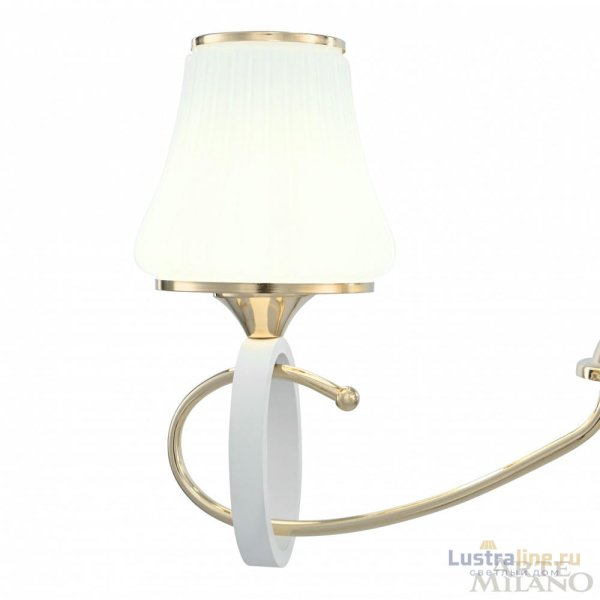 Подвесная люстра Arte Milano Florentia-2387 302387/3 Wh/Gd Подвесная люстра Arte Milano Florentia-2387 302387/3 Wh/Gd
