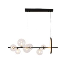 Подвесная люстра Delight Collection Art Deco Bubble KG1233P-7 black/clear