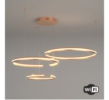 Подвесная люстра Eurosvet Gap 90280/3 золото Smart