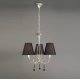 Подвесная люстра Mantra Paola Painted Silver 3532