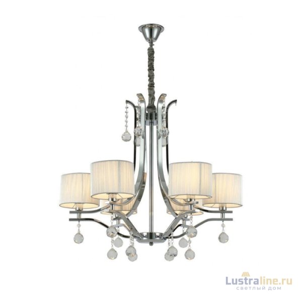 Подвесная люстра Lumina Deco Fontenea LDP 8443-6 CHR
