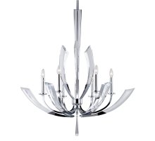 Подвесная люстра Delight Collection Ice Kingdom P68028L-6 chrome Подвесная люстра Delight Collection Ice Kingdom P68028L-6 chrome