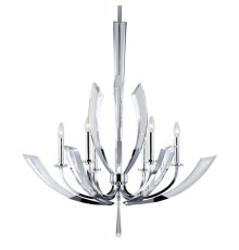 Подвесная люстра Delight Collection Ice Kingdom P68028L-6 chrome