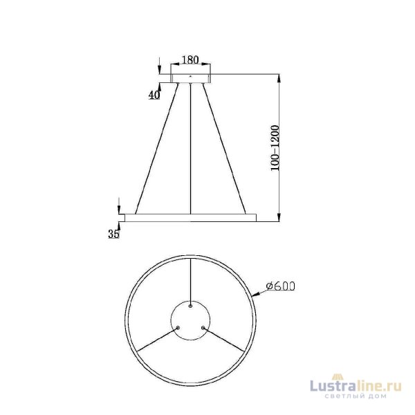 Подвесная люстра Maytoni Rim MOD058PL-L32BK