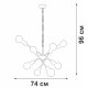 Подвесная люстра Vitaluce V4750-1/8