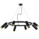Подвесная люстра Lightstar Rullo (571018+214437-4+214487-4+203440-8) LR01837487440