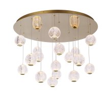 Подвесная люстра DeLight Collection Elliot Diamante MD20001012-17A gold