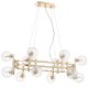 Подвесная люстра Crystal Lux LUXURY SP12L GOLD