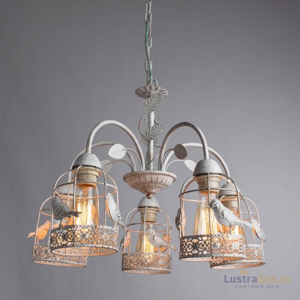 Подвесная люстра Arte Lamp Cincia A5090LM-5WG Подвесная люстра Arte Lamp Cincia A5090LM-5WG
