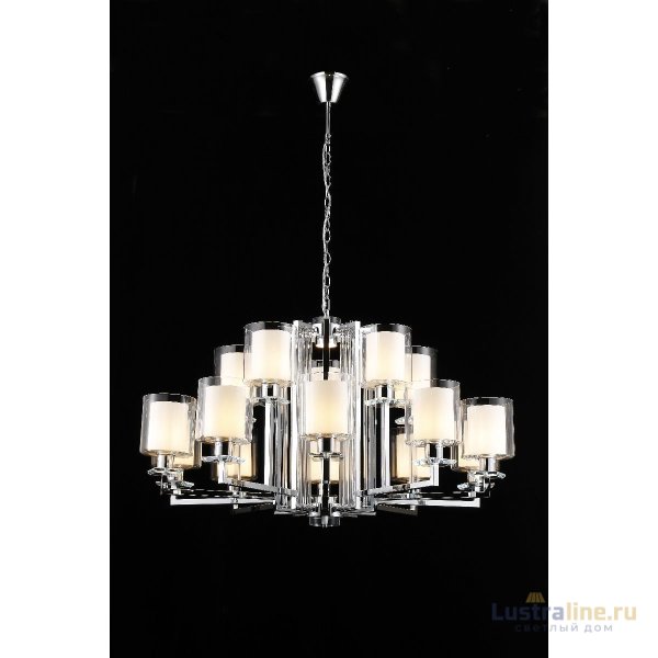 Подвесная люстра iLamp King RM6201-10+5 CR+CL Подвесная люстра iLamp King RM6201-10+5 CR+CL