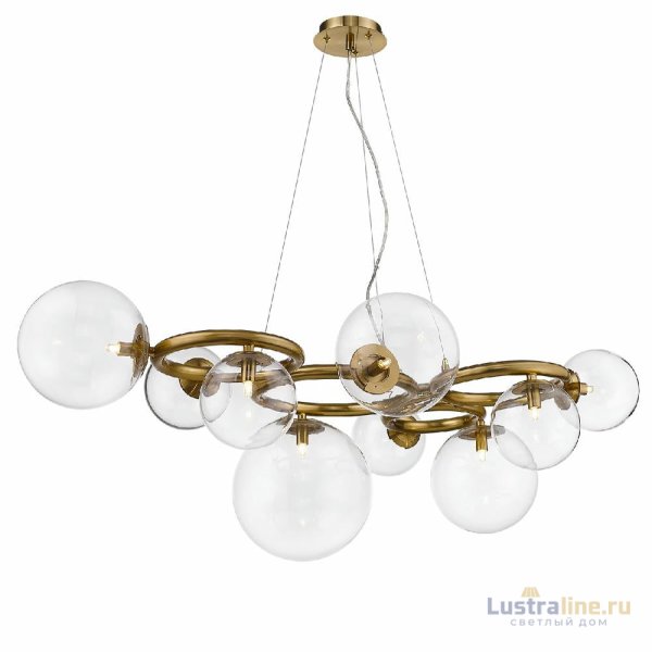 Подвесная люстра DeLight Collection Puppet P68092-9 brass