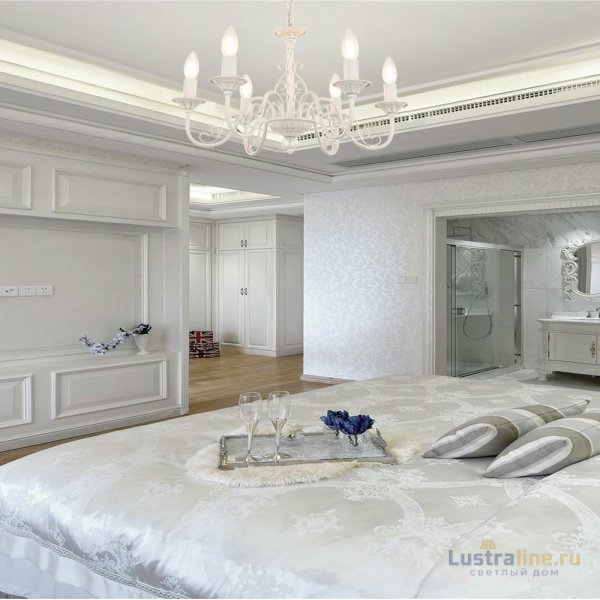 Подвесная люстра Arte Milano 342620/6 WT+SL Подвесная люстра Arte Milano 342620/6 WT+SL