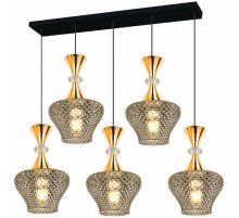 Подвесная люстра Reluce 09004-0.9-05L SMOKE