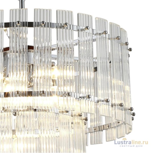Подвесная люстра Delight Collection Ruby KG1112P-7 chrome/clear