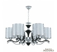 Подвесная люстра Arte Milano Florentia-6787 306787/6 Bk/Ni