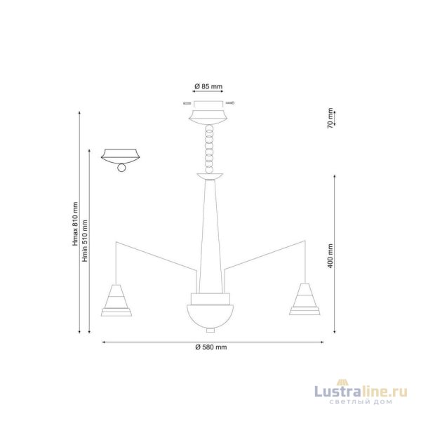 Подвесная люстра Lucia Tucci Natura 066.6 LED