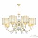 Подвесная люстра Arte Milano Florentia-6067 306067/8 Wh/Gd