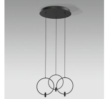 Подвесная люстра Eurosvet Layla 50257/3 LED черный a065627