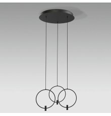 Подвесная люстра Eurosvet Layla 50257/3 LED черный a065627
