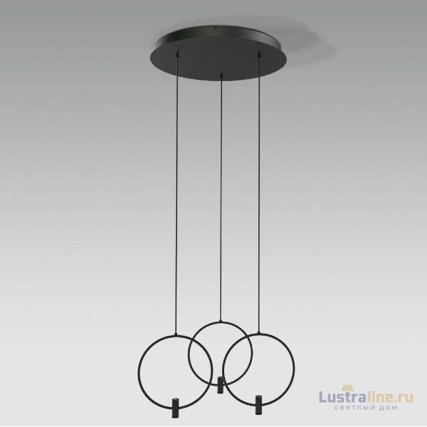 Подвесная люстра Eurosvet Layla 50257/3 LED черный a065627
