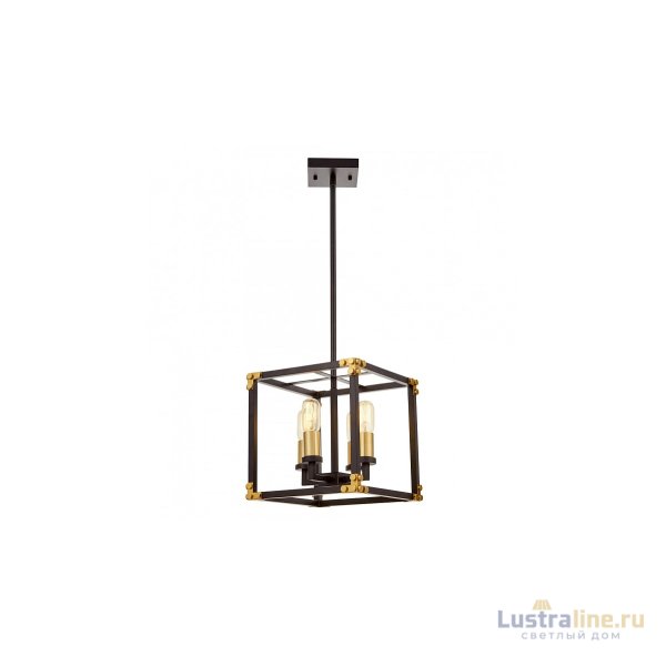 Подвесная люстра Lumina Deco Waldorf LDP 1140-4 BK+MD