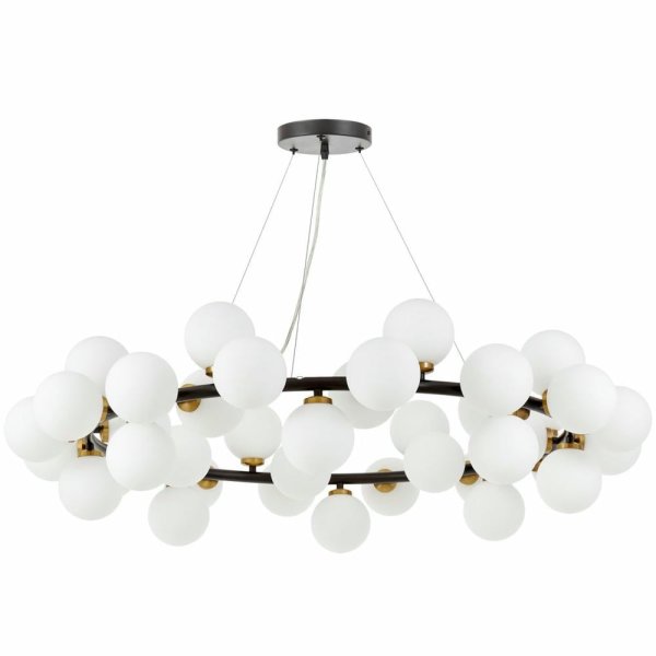 Подвесная люстра Lumina Deco Marsiada LDP 6033-40 BK+MD