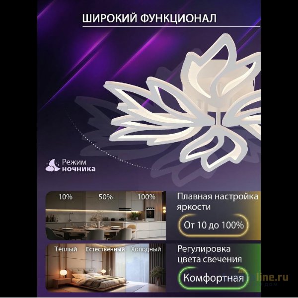 Потолочная люстра Natali Kovaltseva Rif LED LAMPS 81118/5C Потолочная люстра Natali Kovaltseva Rif LED LAMPS 81118/5C