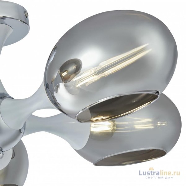 Потолочная люстра Arte Milano Napoli 329408/5 CR+WH Потолочная люстра Arte Milano Napoli 329408/5 CR+WH