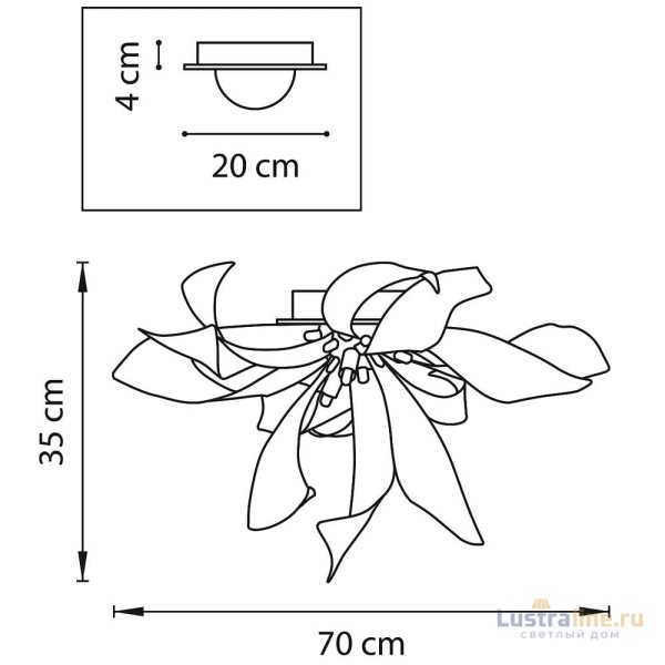 Потолочная люстра Lightstar Turbio 754166