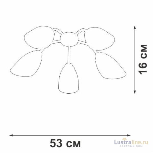 Потолочная люстра Vitaluce V31950/5PL