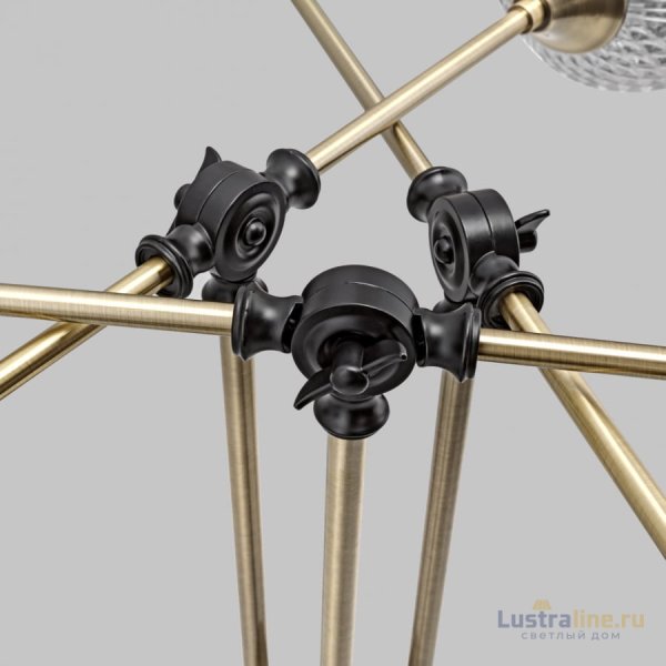 Потолочная люстра IMEX MD.5299-6-S-AB+BK Потолочная люстра IMEX MD.5299-6-S-AB+BK