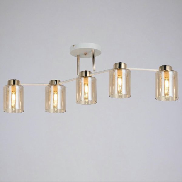 Потолочная люстра Illumico IL6111-5COU-79 WH GD Qui