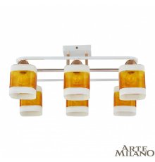 Потолочная люстра Arte Milano Amalfi 322008/6 WH+FG